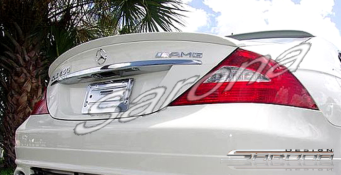 Custom Mercedes CLS  Sedan Trunk Wing (2005 - 2011) - $249.00 (Part #MB-071-TW)